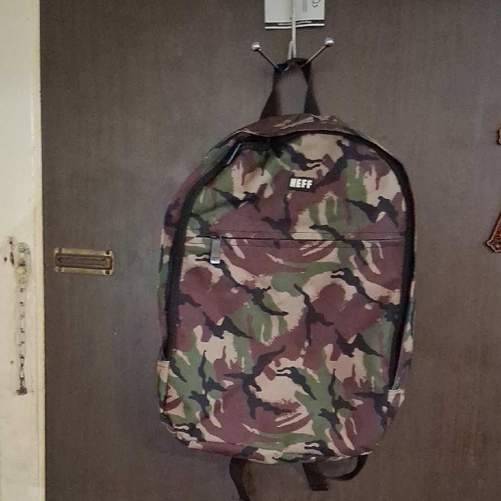 Neff Multicolor Camouflage Backpack
